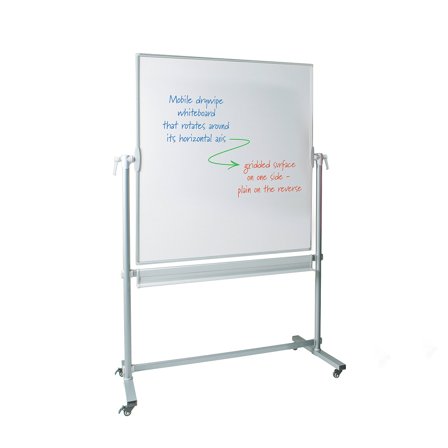 Budget revolving magnetic whiteboard, 1800x1200 mm