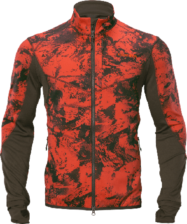 Härkila Men ́s Wildboar Pro Camo Fleece Jacka Men Hunting jackets unlined Orange M