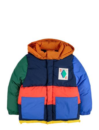 Color Block Padded Jacket Toppatakki Monivärinen/Kuvioitu Bobo Choses