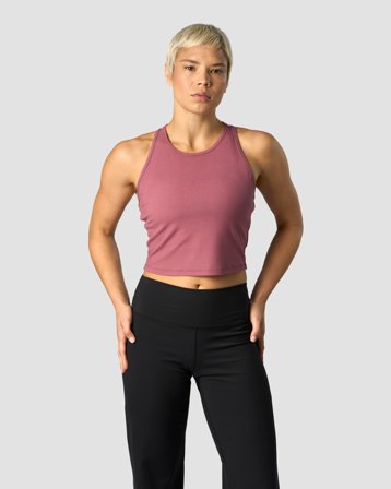 ICANIWILL - Nimble Cropped Tank Top Wild Berry - Träningslinne - Dam - Träningskläder från ICIW