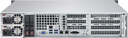 SUPERMICRO 2U CHASSIS 3X3.5HS SAS3/SATA3 800WR 4FH 3LP EATX 450MM TIEF ACCS