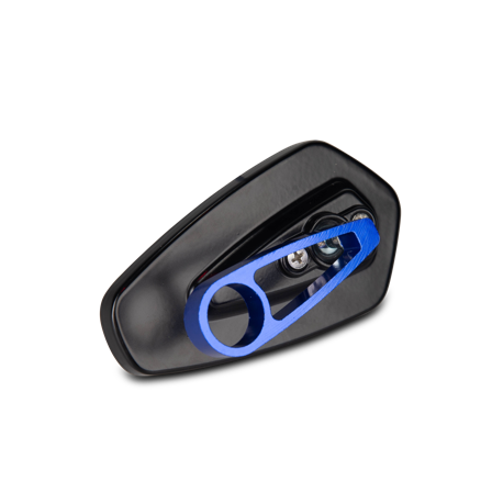 SNELL Neo Bar-end Rearview Mirror Blue