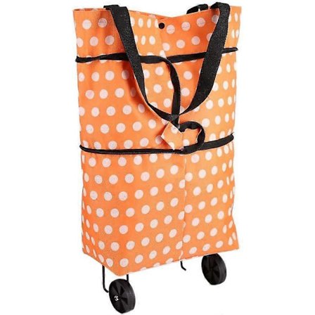 Caddie Barnvagn, Caddie March Väska Shopping Rullväskor Oxford Tyg Proviant Vikbar Dubbel Användning i Tyg Vikbar Lätt Dubbel Användning Vagn