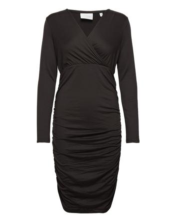 Mlpilar Tess Ls Jrs Abk Dress 2F A. Noos Black Mamalicious