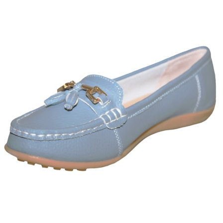 Boulevard Dam/Dam Action Läder Tofs Loafers 4 UK Baby