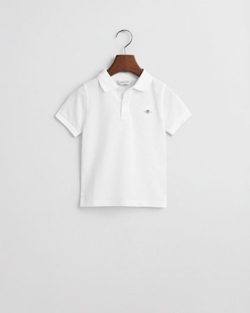 GANT Kinder Piqué Poloshirt (98/104) Weiß