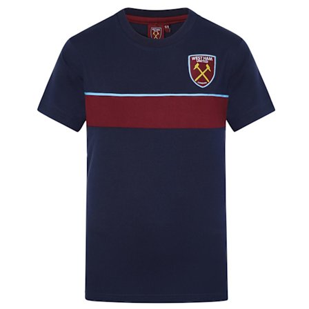 West Ham United FC Pojkar Polyester T-shirt 12-13 År Marinblå