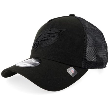New Era - NFL Svart trucker Keps - Hatstore Exclusive x Philadelphia Eagles 9FORTY Black A-frame Trucker @ Hatstore