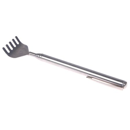 Teleskopisk kløpinne i stål Teleskopisk ryggkløer Kløende bærbar kløpinne Uttrekkbar kløpinne Massasjeapparat