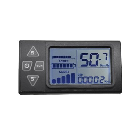 24v/36v/48v S861 Lcd Ebike Display Dashboard til elektrisk cykel Bldc Controller Kontrolpanel (6pin)