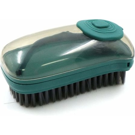 Diskborste med inbyggd avtagbar flytande dispenser Köksrengöring för badrum Dusch Handfat Golv Kruka Spishäll Diskho Rengöring