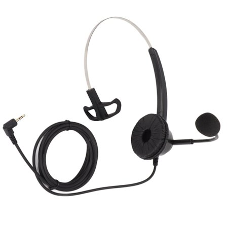 H360‐2.5 Business Headset 2.5mm Datamaskin Hodetelefoner med HD Mikrofon for Call Center Kundeservice Kontor