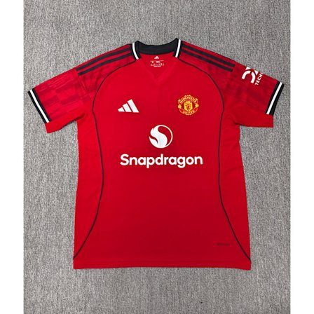 25-26 Manchester United F.C. Hemma Fotbolls T-shirt S-2XL