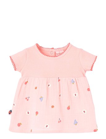 Boboli Dress Printed Floral - Pink - 56