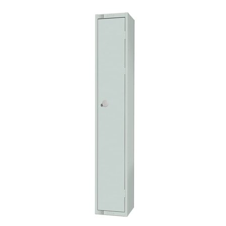 Elite locker, 1 door, 1800x300x450 mm, grey