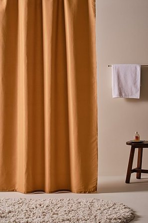 Jotex - Duschvorhang Tabakbraun - ANINE - Kaufe Duschvorhänge bei Jotex