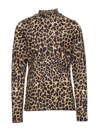 Nlffeo Ls S Turtleneck Top Brown LMTD