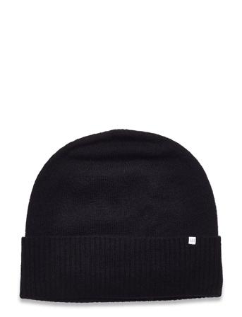 Wool & Cashmere Hat Black Enkel Studio