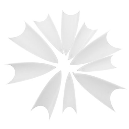 100 stk klare stiletspidser stiletspidser negle