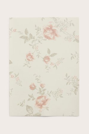 Newbie | Tapetprøve Rose Garden | Beige