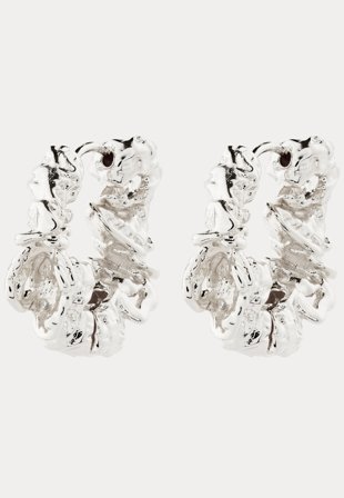 Pilgrim Act Recycled Hoop Earrings Sil Klær