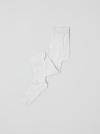 Polarn O. Pyret Strumpbyxa merinoull - 134|140 - barnkläder - white