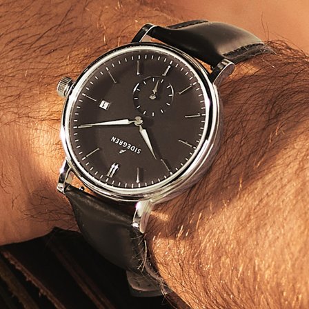 Axel | Klokke av Sort Rustfritt Stål for menn - Armbåndsur