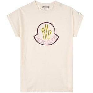 Kids - Moncler Cream Logo T-Shirt 4 Years - Tops - 4 years - Cream