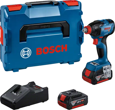 Bosch GDX 18V-210 C Kombitrekker med batteri og lader, Maskiner