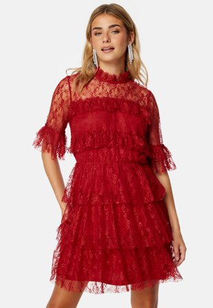 Bubbleroom - Frill Lace Dress - Kläder