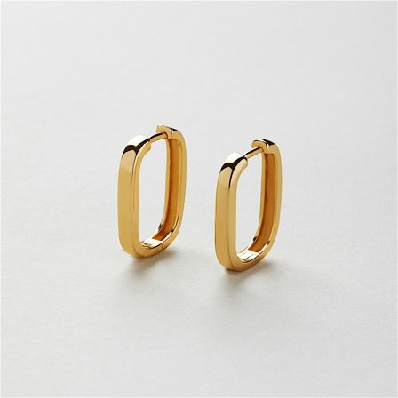 Mariposa Hoops (M) - 18K Gullbelagt Sterlingsølv