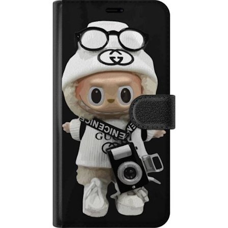 Kompatibelt Lommeboketui til Motorola Motorola Edge 50 Fusion Stilig designerfigur med kamera og streetwear, leken samlerfigur i trendy urban estetikk