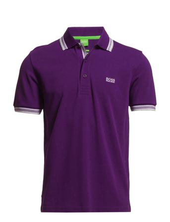 Paddy Polos Short-sleeved Lilla BOSS