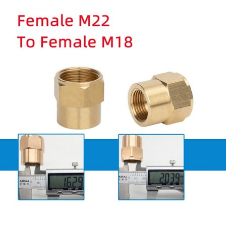 1st Slangkontakt Hane Hona Adapter F22 TILL F18 F22 TILL F18