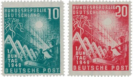 Tyskland 1949 - MICHEL 111-112 - Postfrisk