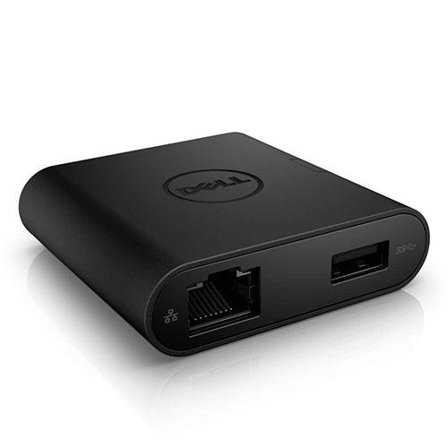 DELL DA200 - Ekstern videoadapter - USB-C - D-Sub, HDMI - for Inspiron 17 7773; Latitude 3590, 5289 2-In-1, 7380, 7389 2-in-1; XPS 15 95XX