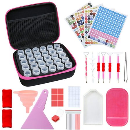 5D Diamantmaleri Pensel Perle Oppbevaringsboks Flaske Diamantbrett