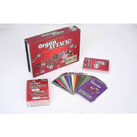 2025 Organ Attack Kortspil - Sjovt Bordspil for Familien, 2-6 Spillere, Hurtigt Selskabsspil