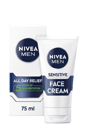 NIVEA Ansiktskräm Sensitive Mosituriser Face Cream 75 ml MEN Ansikte Herr ONESIZE