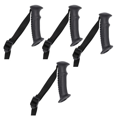 4 stk. erstatningshåndtak for gåstaver, gåstokk grep, klatrestavhåndtak, komfortabelt ergonomisk gåstokk grep