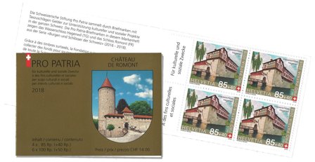 Schweiz - Slotte - Postfrisk hæfte