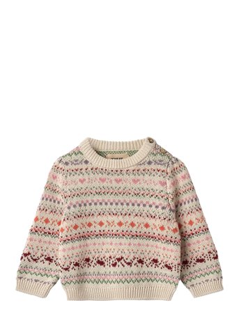 Wheat | Jacquard Pullover Olga | 86