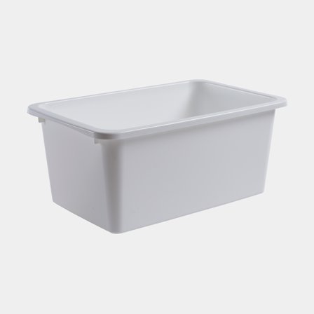 Förvaringslåda i plast - Nordiska Plast Store It, vit, 285 x 185 x 125 mm, 5 liter