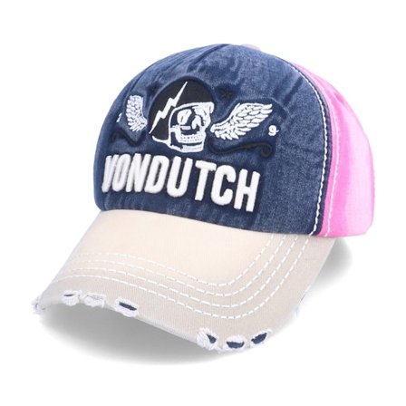 Von Dutch - Blu adjustable Cappellino - Kids Xavier Blue/Pink Adjustable @ Hatstore