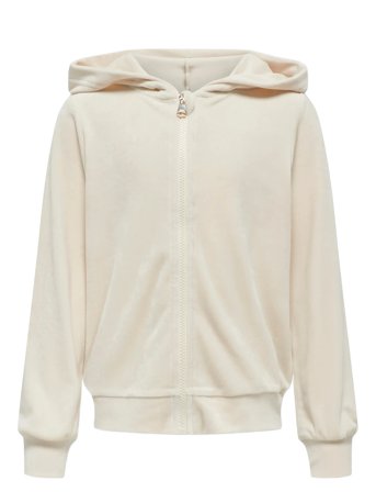 Kogrebel L/S Zip Hood Swt Cream Kids Only