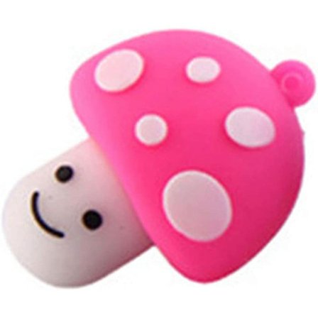 Silikon U-skiva Rosa Liten svampform Tummen U-Disk, 128G