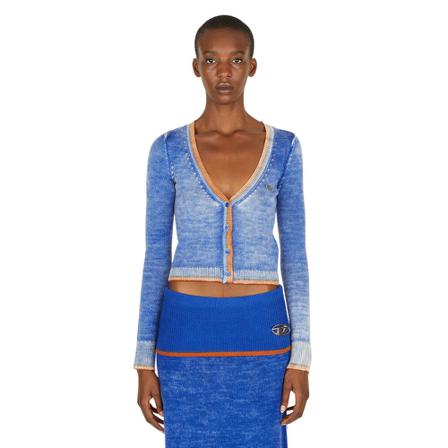 Diesel, Knitwear Niebieski, Kobieta, Rozmiar: L