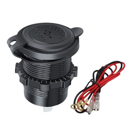 Kaksiosainen autolaturi 12V-24V Nopea lataus mobiililaitteille turvasuojauksella LED-yövaloilla