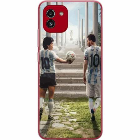 Samsung Galaxy A03 Genomskinligt Skal Messi