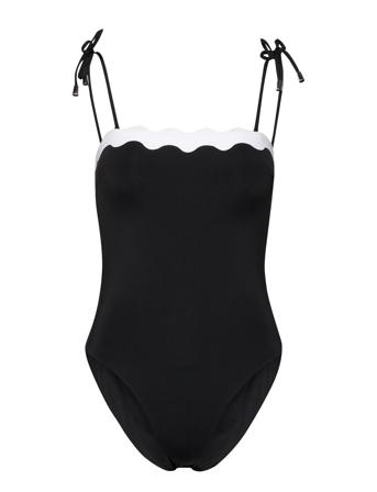 Gia Ric Rac Piece Badedrakt Badetøy Svart Seafolly